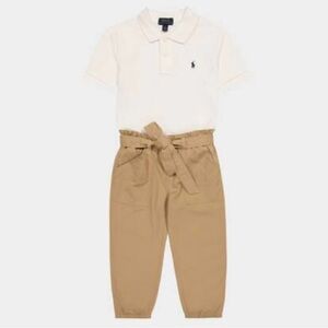 Polo Ralph Lauren Cargo Belt Jogger Pants Girl 4T